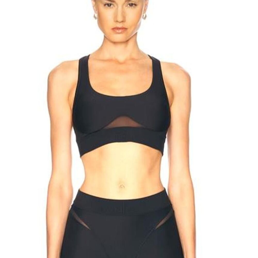 ALO Yoga Airlift Rebel Sports Bra Black Size Small NWT - Picture 3 of 8